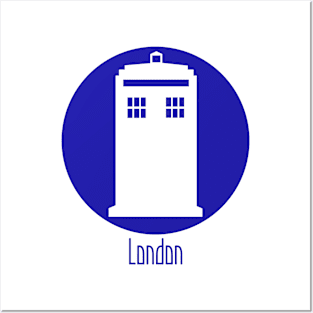 Police Box - London Posters and Art